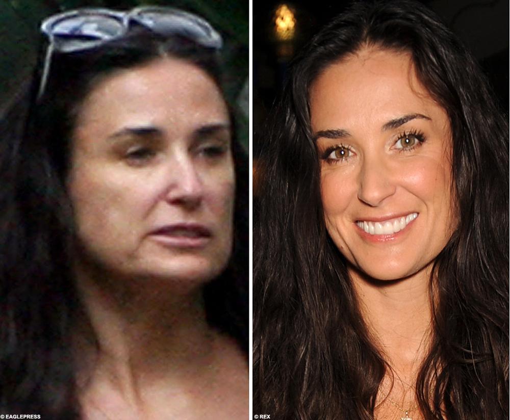 demi moore bush