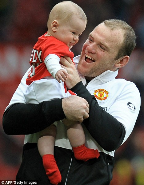 Wayne Rooney and his beautiful son Kai Thompson has damaged the Rooney's 