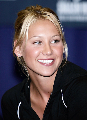 Ana Kournikova. Tennis star