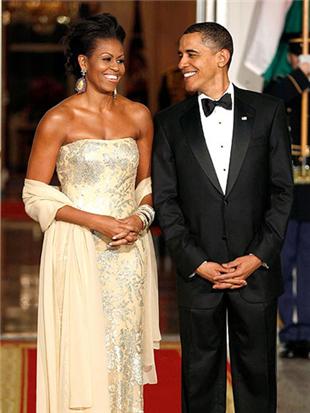 barack and michelle obama pictures. U.S. First Lady Michelle Obama