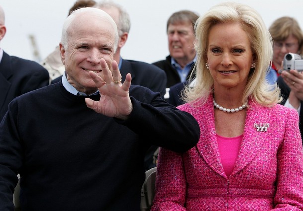 john mccain wife young. John and Cindy McCain