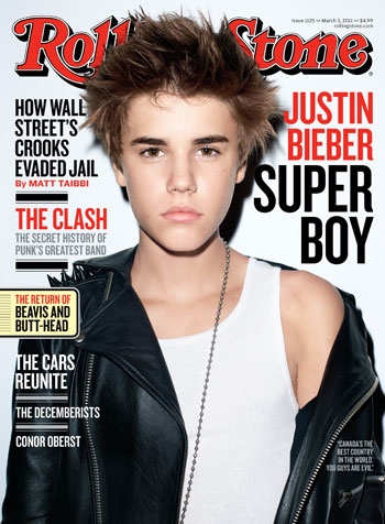 justin bieber rolling stones cover. Justin Bieber in Rolling Stone