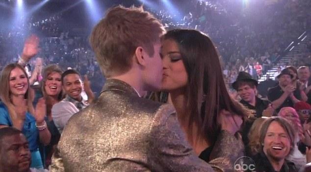 Justin Bieber Kissing Fan In Canada. Selena Gomez kisses Justin