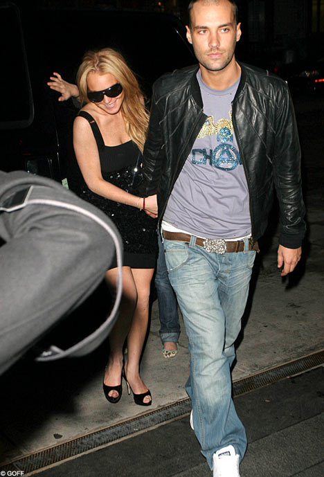 Lindsay Lohan. Lindsay Lohan and Calum Best