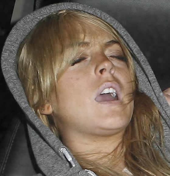 lohan drunk