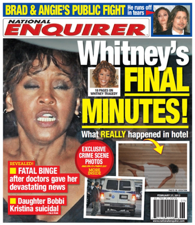 Death pictures leaked whitney Whitney Houston