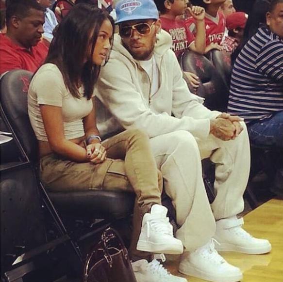 Cassie and chris brown