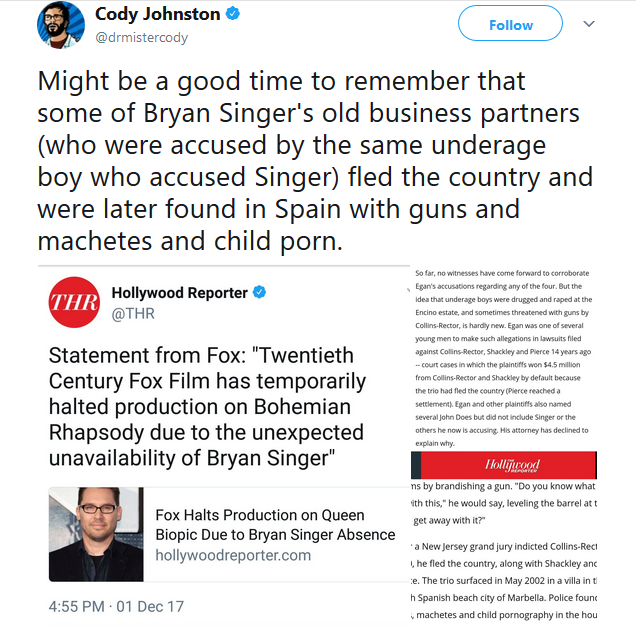 Spain Beach Sex - Pedophile Bryan Singer Off The Queen 'Bohemian Rhapsody' Biopic